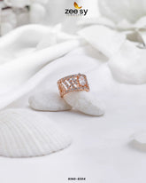 Ring-8304 White - Zeesy Jewellery