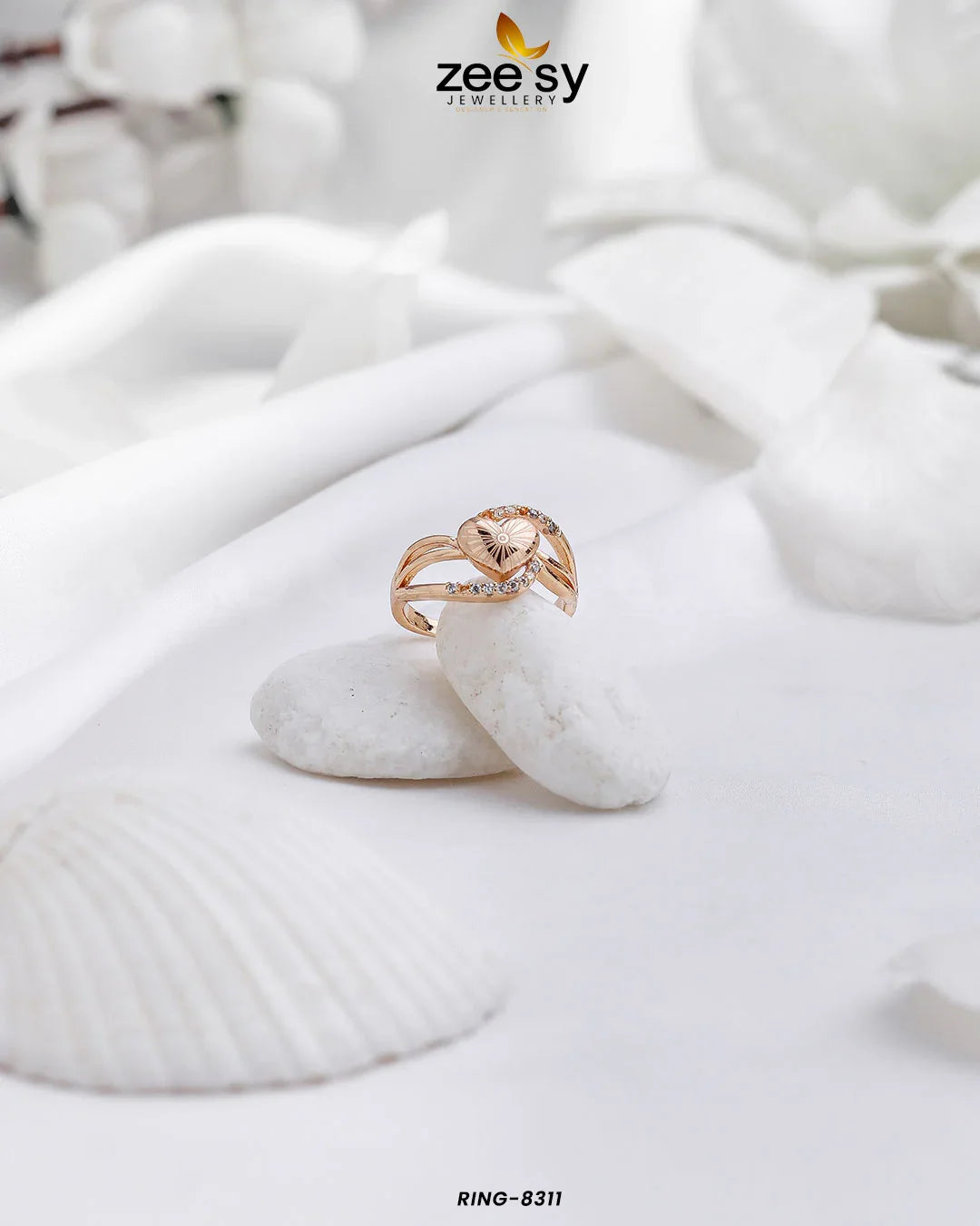 Ring-8311 18 - Zeesy Jewellery
