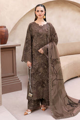 Naqsh By Ramsha Unstitched 3 Piece Emb Rawsilk Suit-RS-08