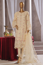 Bin Saeed Stitched 3 Piece Exclusive Luxury Formals Suit-RTS-1160-Skin