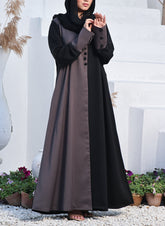 Hijab Ul Hareem Nida Coat Style Abaya Midnight 0116-P-719