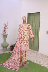 Mummy & Me By Suntex Stitched 3 Piece Emb Chikankari Lawn Suit-OS-2640
