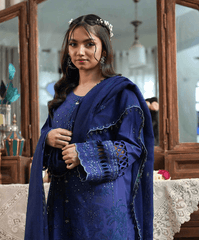 Baad-E-Naubahaar By Kaanthaa Unstitched 3 Piece Summer Suit-Morni Unstitched Embroidered Suit (3-Piece)