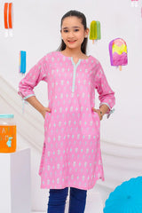 Ochre Clothing Stitched 1 Piece Digital Printed Cotton Lawn Kids Kurta-OCH-CLDPK-9
