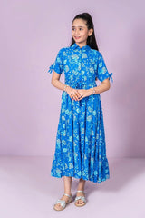 Ochre Clothing Stitched 1 Piece Western Kids Dress-OCH-BLPDO-2