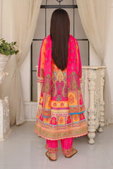 Ochre Clothing Girls Full Suits Swiss Lawn Digital Printed 3 Pc Suit