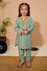 Ochre Clothing Toddlers Eastern Swiss Lawn Digital Printed 2 Pc Suit