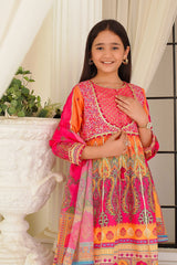 Ochre Clothing Girls Full Suits Swiss Lawn Digital Printed 3 Pc Suit