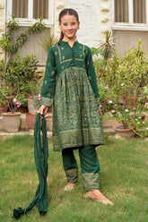 Cotton Karandi Printed 3 Pc Suit - Wear Ochre