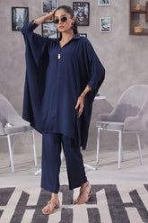 Ochre Clothing Women's Casual -Dobby Cotton 2 Pc Suit-SOWC-11B