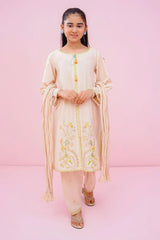 Ochre Clothing Stitched 3 Piece Cotton Emb Kids Suit-OCH-CE3PS-175206111675775