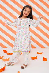 Ochre Clothing Stitched 2 Piece Digital Printed Cotton Lawn Kids Suit-OCH-CLDP2-1Y-25