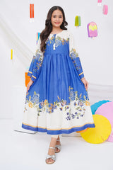 Ochre Clothing Stitched 1 Piece Western Kids Dress-OCH-DPPLD-10