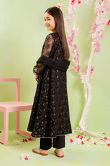 Ochre Clothing Net Hand Adda Work 3 Pc Suit