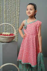 Swiss Lawn Digital Printed 3 Pc Suit - Wear Ochre