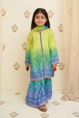 Swiss Lawn Digital Printed 3 Pc Suit - Wear Ochre