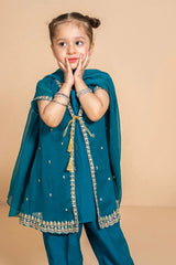 Ochre Clothing Stitched 3 Piece Chiffon Formals Kids Suit-OCH-CE3PS-1Y-176320127230531