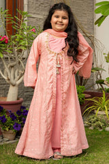 Best Viscose Jacquard Hand Adda Work 3 Pc Suit - Wear Ochre -