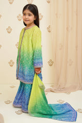 Swiss Lawn Digital Printed 3 Pc Suit - Wear Ochre