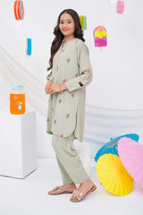 Ochre Clothing Stitched 2 Piece Summer Kids Suit-OCH-BLE2P-1