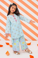 Ochre Clothing Stitched 2 Piece Digital Printed Cotton Lawn Kids Suit-OCH-CLDP2-1Y-19