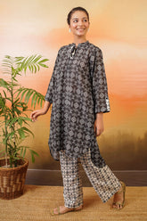Swiss Lawn Printed 2 Pc Suit - Wear Ochre