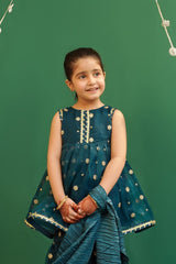 Organza Embroidered 3 Pc Suit - Wear Ochre