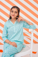 Ochre Clothing Stitched 2 Piece Digital Printed Cotton Lawn Kids Suit-OCH-CLDP2-3