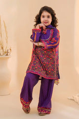 Best Poly Lawn Digital Printed 3 Pc Suit - Wear Ochre -