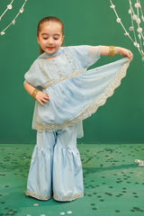 Chiffon Embroidered 3 Pc Suit - Wear Ochre