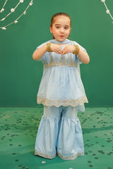 Chiffon Embroidered 3 Pc Suit - Wear Ochre