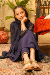 Ochre Clothing Stitched 3 Piece Chiffon Formals Kids Suit-OCH-CE3PS-175206111675719