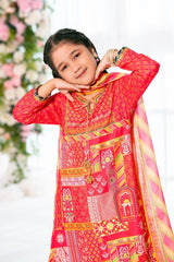 Ochre Clothing Stitched 3 Piece Herringbone Collection'2025-INDP-44