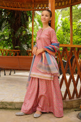 Ochre Clothing Stitched 3 Piece Digital Printed Herringbone Collection'2025-COR-115