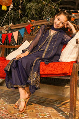 Ochre Clothing Stitched 3 Piece Chiffon Formals Kids Suit-OCH-CE3PS-175206111675719
