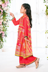 Ochre Clothing Stitched 3 Piece Herringbone Collection'2025-INDP-44