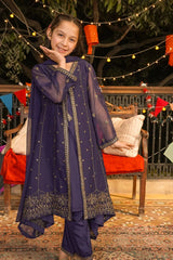 Ochre Clothing Stitched 3 Piece Chiffon Formals Kids Suit-OCH-CE3PS-175206111675719