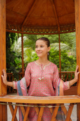 Ochre Clothing Stitched 3 Piece Digital Printed Herringbone Collection'2025-COR-115