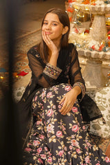Best Chiffon Embroidered 3 Pc Suit - Wear Ochre -