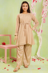 Ochre Clothing Organza Hand Adda Work 2 Pc Suit
