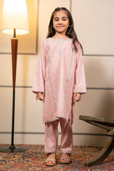 Ochre Clothing Cotton Embroidered 2 Pc Suit