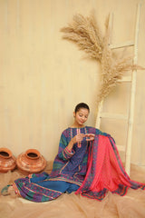 Ochre Clothing Girls Full Suits Swiss Lawn Digital Printed 3 Pc Suit