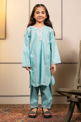 Ochre Clothing Cotton Embroidered 2 Pc Suit
