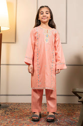 Ochre Clothing Cotton Embroidered 2 Pc Suit