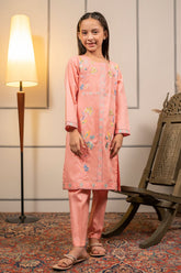 Ochre Clothing Cotton Embroidered 2 Pc Suit