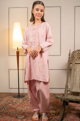 Ochre Clothing Cotton Embroidered 2 Pc Suit