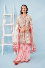 Best Poly Lawn Digital Printed 3 Pc Suit - Wear Ochre -