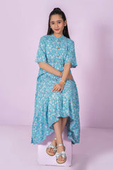Ochre Clothing Stitched 1 Piece Western Kids Dress-OCH-BLPDO-5
