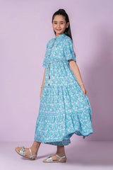 Ochre Clothing Stitched 1 Piece Western Kids Dress-OCH-BLPDO-5