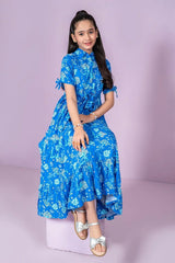 Ochre Clothing Stitched 1 Piece Western Kids Dress-OCH-BLPDO-2